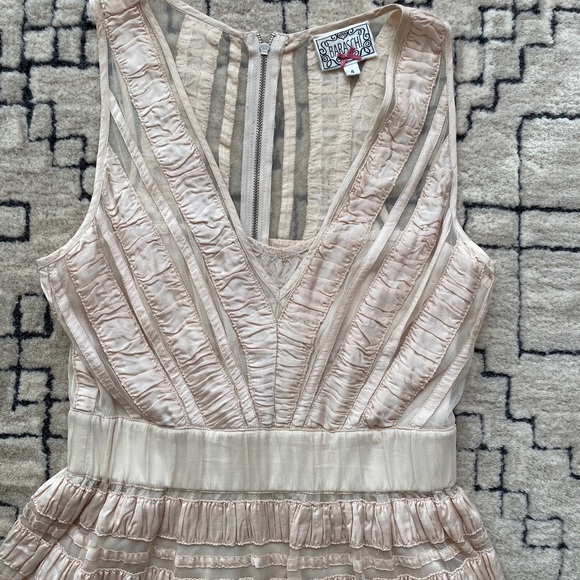 RARE - Anthro Yoana Baraschi Ruban Flared Dress - Picture 4 of 5